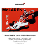 McLaren 1974 M23B - Emerson Fittipaldi - Canvas Print