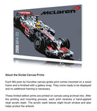 McLaren 2008 MP4-23 - Lewis Hamilton - Canvas Print