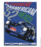 Porsche 356 - 1952 Carrera Panamericana - Canvas Print