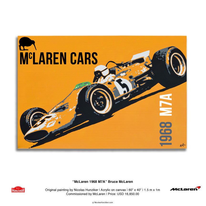 McLaren 1968 M7A - Bruce McLaren – HUNZIKER