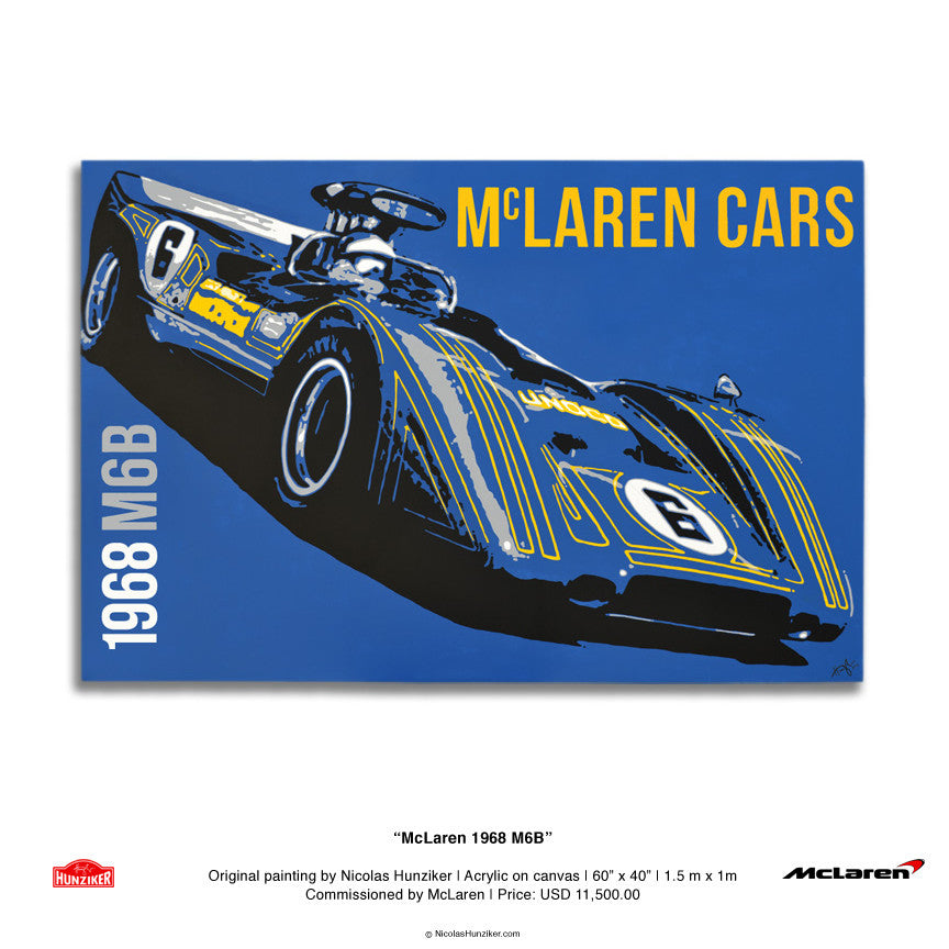 CAR RACING 1968 未開封　洋書　フランス書　カーコレクション　レア McLaren 1968 M6B – HUNZIKER