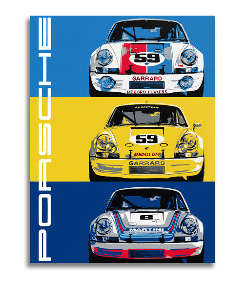 Porsche 911RSR - Das Jahr des RSR - Mini Canvas Print