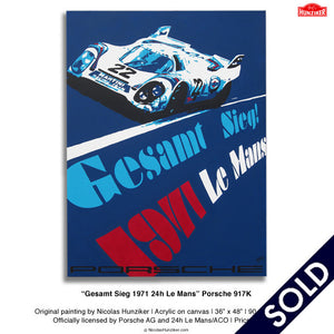 Porsche 917K - Gesamt Sieg 1971 24h Le Mans"