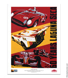 60 Years Laguna Seca - Poster