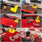 Painted Steel Deck Lid - Porsche 911 - Rallye Monte-Carlo 1968