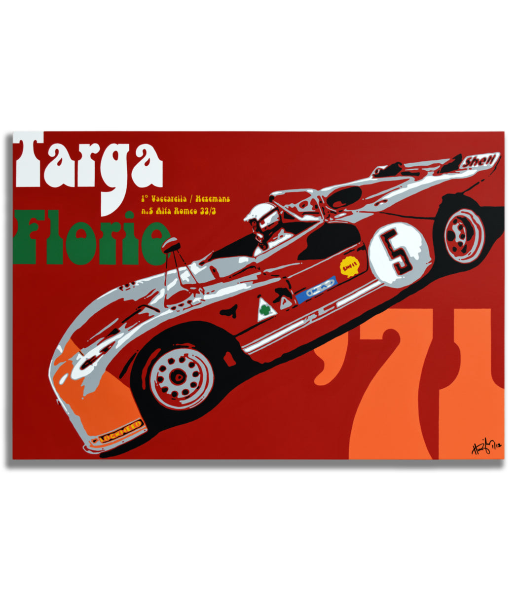 1/43 タルガフローリオ 優勝 TSM Alfa Romeo Tipo 33/3 #5 1971 Targa