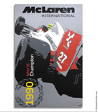 "Ayrton Senna World Champion" Trilogy Paintings