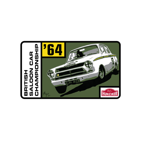 Lotus Cortina Art Sticker