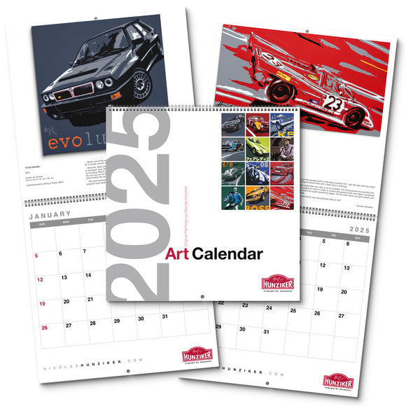 2025 Hunziker Art Calendar