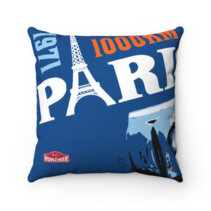 Paris 1000KM - Spun Polyester Pillow