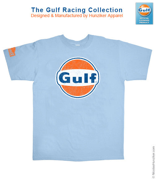 fisk og skaldyr Evne Formand Gulf Racing Logo Graphic Tee – HUNZIKER