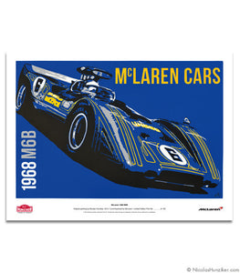 McLaren 1968 M6B - Paper Print