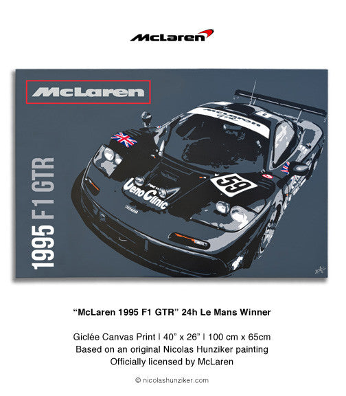 McLaren F1 GTR - LeMans 24h - Canvas Print
