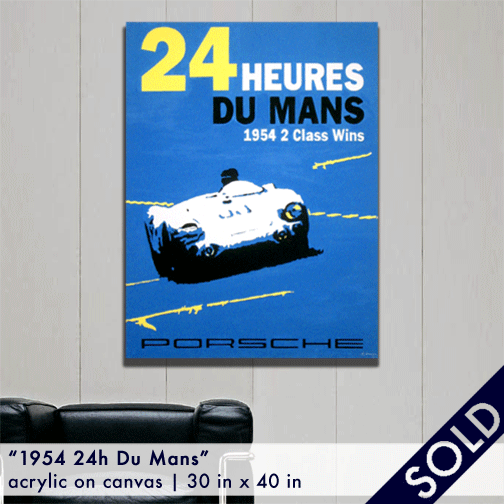 Porsche 550 Spyder - Le Mans 1954