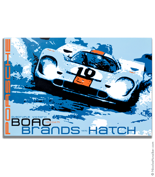 Porsche 917K - 1970 Brands Hatch - Canvas Print