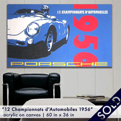 Porsche Spyder - 12 Championnats d'Automobiles 1956