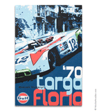 Gulf Racing - '70 Targa Florio - 908/3 - Mini Canvas Print