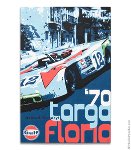 Gulf Racing - '70 Targa Florio - 908/3 - Canvas Print