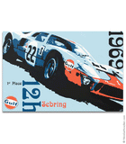 Gulf Racing - 1969 Sebring 12h - GT40 Canvas Print