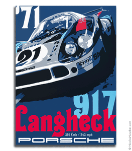 Porsche 917 Langheck - Canvas Print
