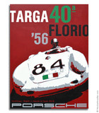 Porsche 550A- '56 Targa Florio - Canvas Print
