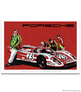 Porsche Factory Team 1970 - Poster