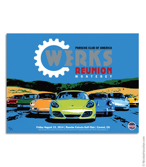 Porsche Club of America - Werks Reunion 2014 - Poster