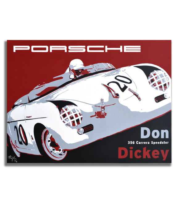 Porsche 356 Carrera Speedster - Don Dickey - Canvas Print
