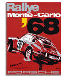 Porsche 911 - 1968 Rallye Monte-Carlo - Canvas Print