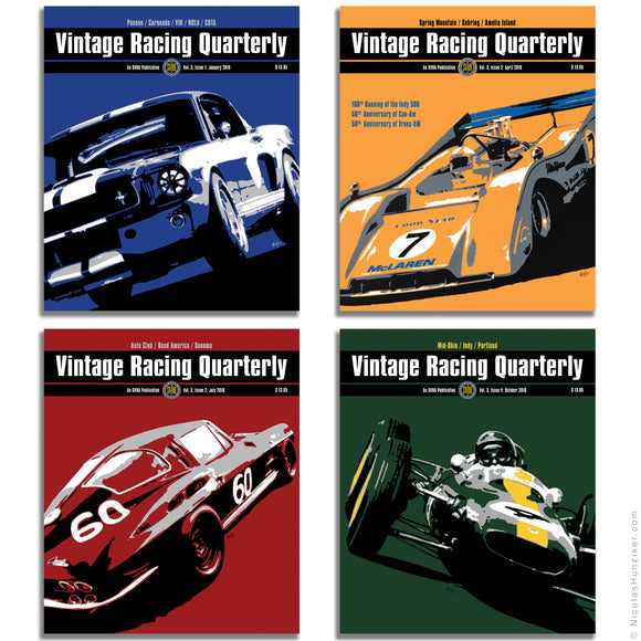 SVRA - Vintage Racing Quarterly Cover Art 2016
