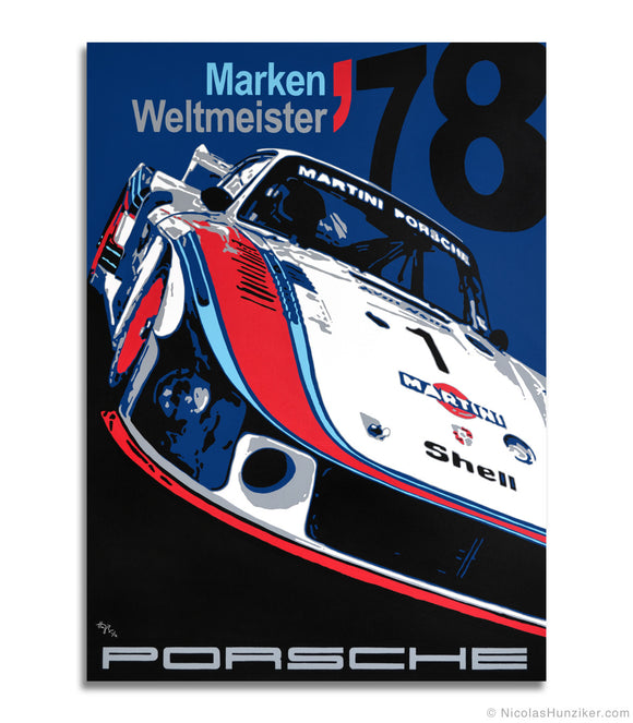 Porsche 935 - Moby Dick - Canvas Print