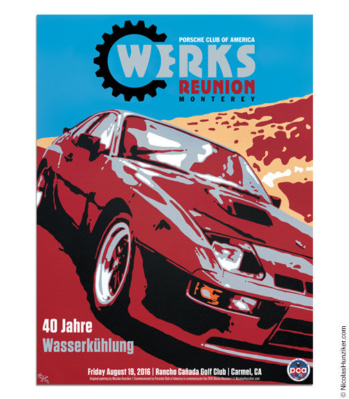 Porsche Club of America - Werks Reunion 2016 - Poster