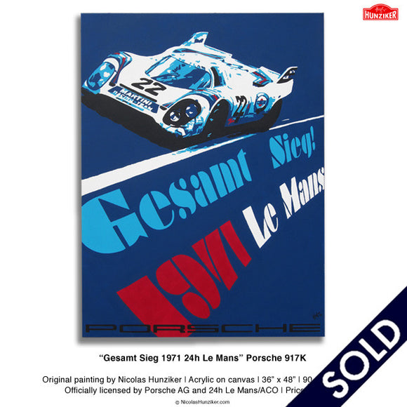 Porsche 917K - Gesamt Sieg 1971 24h Le Mans