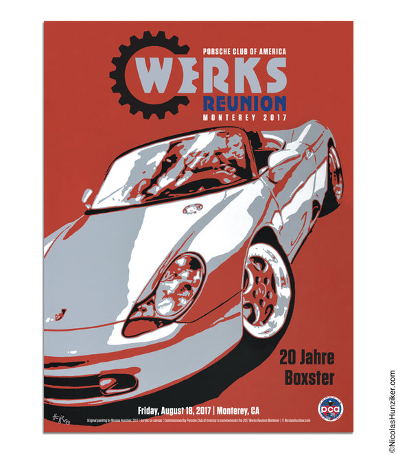 Porsche Club of America - Werks Reunion Monterey 2017 - Poster