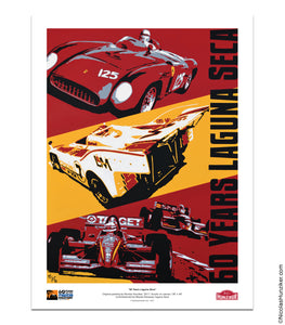 60 Years Laguna Seca - Poster