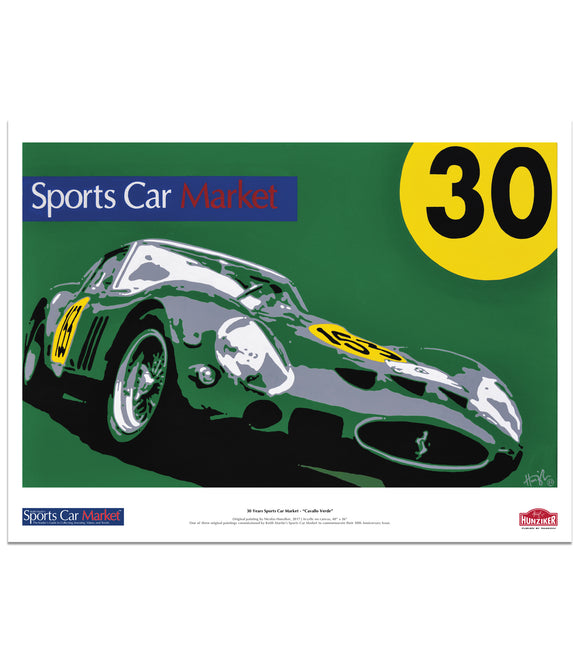 Sports Car Market 30th Anniversary Poster - 