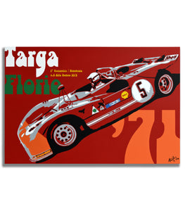 Alfa Romeo T33/3 - Targa Florio 1971 - Canvas Print