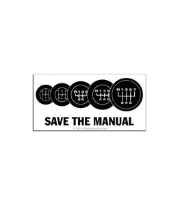 Save the Manual Sticker